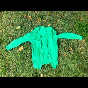 J crew sweater in green XS